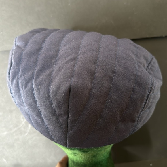 Vintage McGregor Blue Quilted Newsboy Cap - Picture 11 of 16